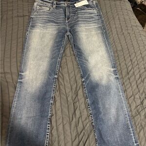 Buckle Blue Bootcut Jeans